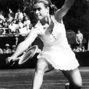Shirley Bloomer French Open Print 1957 Shirley Bloomer French Open Print 1957