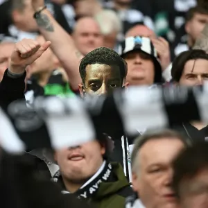 Toon Fans at Carabao Cup final 2025, Wembley. Liverpool 1 v Newcastle 2 Toon Fans at Carabao Cup final 2025, Wembley. Liverpool 1 v Newcastle 2