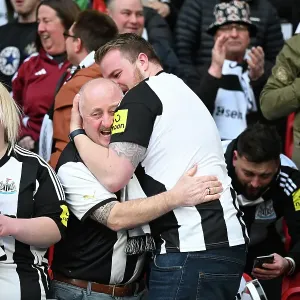 Toon Fans at Carabao Cup final 2025, Wembley. Liverpool 1 v Newcastle 2 Toon Fans at Carabao Cup final 2025, Wembley. Liverpool 1 v Newcastle 2