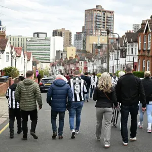 Toon Fans at Carabao Cup final 2025 Toon Fans at Carabao Cup final 2025