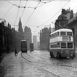 Trolley Bus in Castle Street, Glasgow 1949