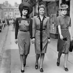 World War 1940's British Fashion Everyday Fashions Of The 40s