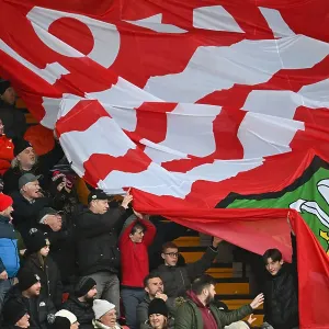 Wrexham AFC Print - Fans with Flag Wrexham AFC Print - Fans with Flag