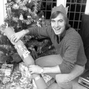 West Ham captain Billy Bonds at home at Christmas West Ham captain Billy Bonds at home at Christmas