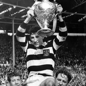 Widnes Captain Vik Karalius Rugby League Cup Final Print Widnes Captain Vik Karalius Rugby League Cup Final Print
