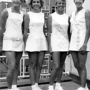 Wimbledon Tennis Players Print 1968 Wimbledon Tennis Players Print 1968