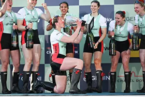 Rowing Prints: 2024 Boat Race Victorious Cambridge womens team
