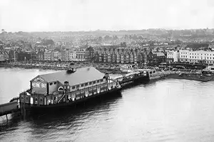 Archive Prints: Aerial View of the pier at Herne Bay 1935