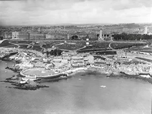 Historic Prints: Aerial view of Plymouth Hoe 1937
