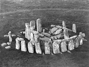 Aerial view of Stonehenge 1931