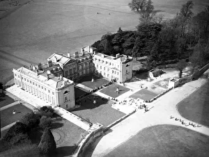 Aerial Photo Prints: An aerial view of Woburn Abbey