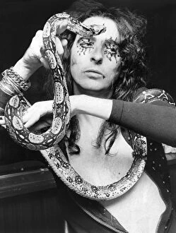 Trending: Alice Cooper with his snake Katrina