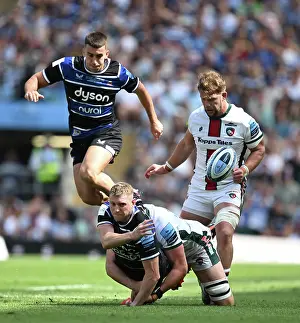 Andy Hooper Prints: Bath v Leicester Tigers in the 2025 Gallagher English Premiership