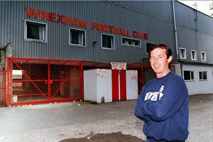 Images Dated 22nd September 2023: Brian Flynn, manager of Wrexham Football Club, 1991