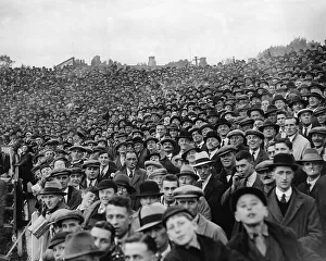 Football Grounds And Crowd Prints: Bristol fans at Ashton Gate 1932