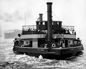 Thames Prints: The Will Brooks, Woolwich Free Ferry in London