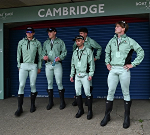 Soul Of Sport Prints: Cambridge posing before the race