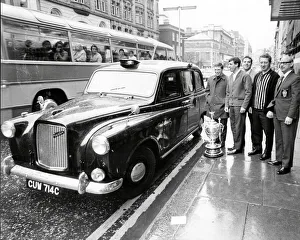 League Prints: Castleford players with the Rugby League Challenge Cup 1969