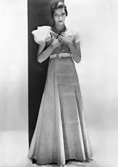 Fashions From The 1930s Prints: Checked dress by Mainbocher 1932