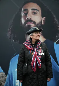 Photo Spotlight Prints: Chelsea War Veteran Nurse who had just come from the Cenotaph Remembrance Day Chelsea v Arsenal (1)