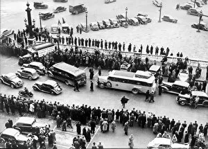 Vintage Cars Collection: Competitors in Monte Carlo car rally, 1937