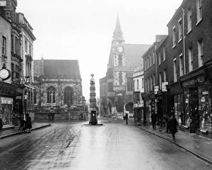 1920s Prints: The Cornhill Dorchester, Dorset 1928