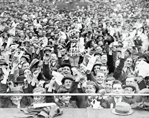 Football Grounds And Crowd Prints: The crowd at the 1936 FA Cup Final