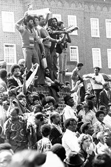 Crowd at the Oval for 1st test match between England and West Indies 1973