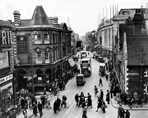 B And W Prints: Croydon High Street 1932