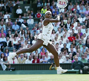 Photograph Prints: Defending champion Serena Williams in the semi-final of the Ladies Singles tournament of The Lawn Tennis Championships