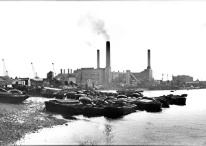 Thames Prints: Deptford power station 1967