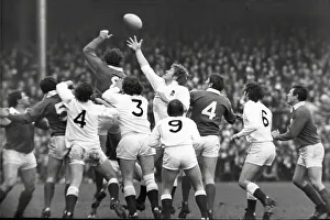 Archive Prints: England V Ireland in the Five Nations Championship Final Score England 15 Ireland 9