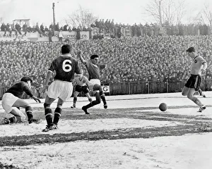 Fa Cup Prints: FA CUP 1958/59. Third round. Norwich City v Manchester United