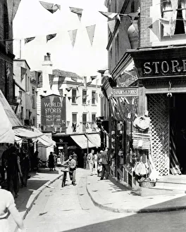 Thirties Prints: Folkestone High St 1937