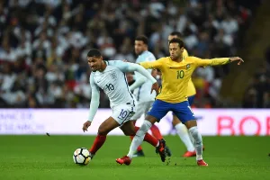 Brazil Football Prints: Football international friendly - England V Brazil at Wembley Stadium