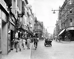 Town And Country Prints: Fore street in Exeter 1935