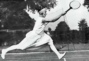 1920s Prints: French tennis player Suzanne Lenglen