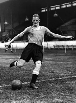 Chelsea F.C Prints: George Barber playing for Chelsea FC in 1934