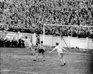 Pictures Prints: George Hudson wheels away after scoring for Coventry against Colchester 1964