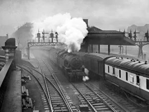 Trains Collection: Glasgow Central Station from the signal box 1953
