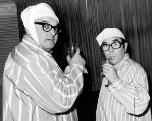 Famous Face Prints: And its goodnight from hima The Two Ronnies