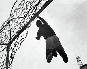 Gordon Banks in action