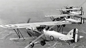 Aircraft Prints: Hawker Hart fighters of No. 33 Squadron at Bicester 1931
