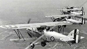 Images Dated 26th May 2022: Hawker Hart fighters of No. 33 Squadron at Bicester 1931