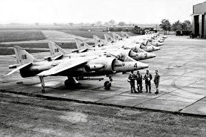 Aircraft Collection: Hawker - Kestrel FGA. 1 Jump Jets at RAF Bircham Newton