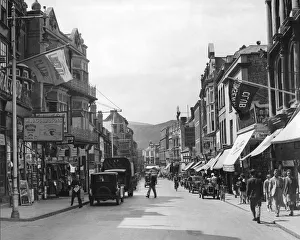 The High Street at Ilfracombe in Devon