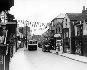 Town And Country Prints: The High Street at Whitstable in Kent 1936