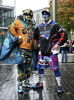 American Football Prints: Jacksonville Jaguars v New England Patriots. Wembley stadium, London 2024
