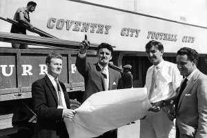 Pictures Prints: Jimmy Hill discusses modernisation of Coventry City Football Club with planners and builders
