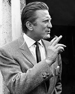 Famous Face Prints: Kirk Douglas in 1958